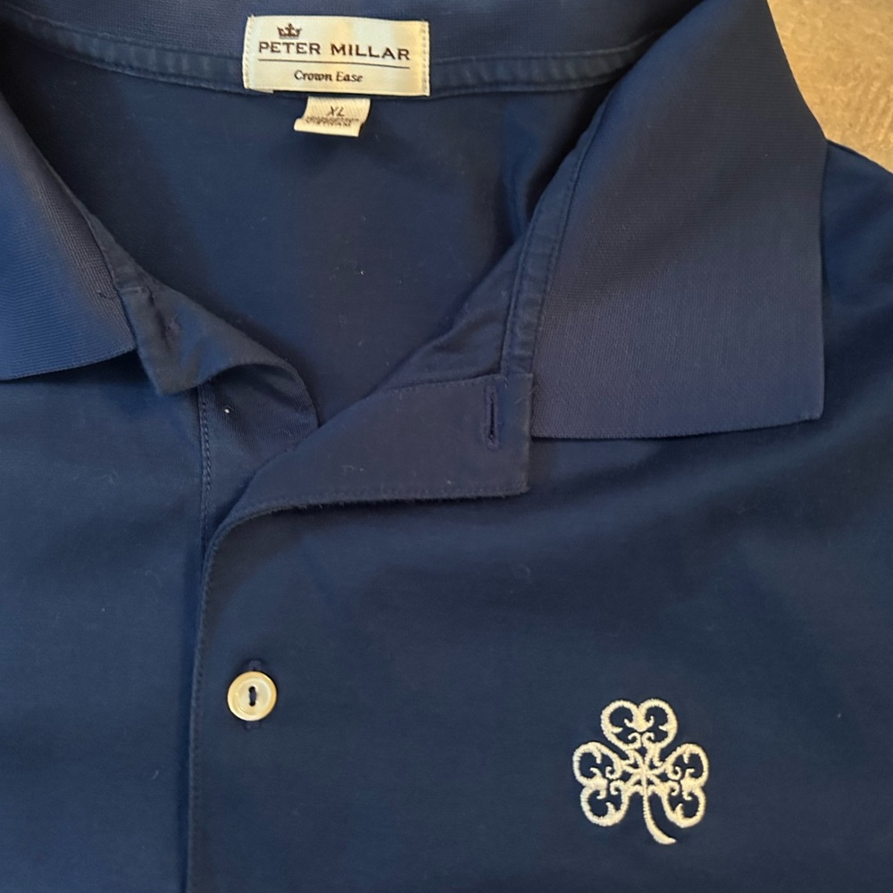 Peter Millar Blue Polo Shirt